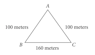 #GREpracticequestion The figure above represents a triangular field.jpg