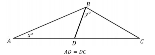 GRE In the triangle AD=DC.png