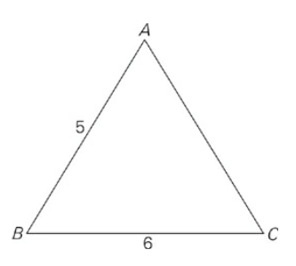 GRE ABC above is an isosceles triangle in which.png