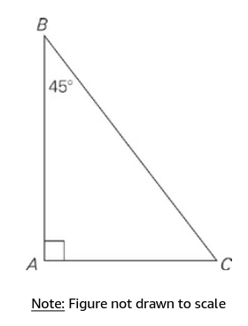 GRE In the figure above, BC = 8. What is the area of triangle.png