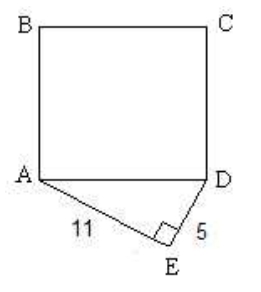 GRE In the figure above, what is the area of square ABCD .jpg