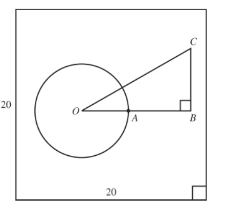 GRe O is the center of the circle. A is the midpoint.jpg