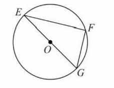GRE Triangle EFG is inscribed in the circle.jpg