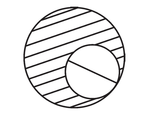 GRE The area of the shaded region in a circle.png