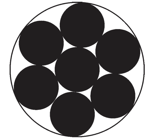 GRE  In the figure below, what percent of the larger circle .png