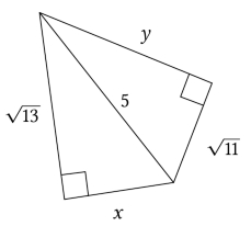 GRE exam - Two triangles, which is greater x or y.jpg