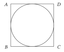 GRE exam - In this diagram, the circle is inscribed in the square.  .jpg