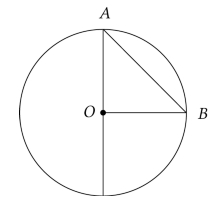 GRE exam - O is the center of the circle.  .jpg