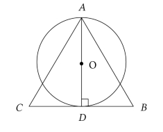 #GREpracticequestion If the circle with center O has area 9π, what is the area of equilateral triangle ABC.jpg