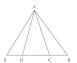 #GREpracticequestion The area of triangular region ABE is 75.jpg