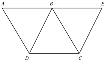 #GREpracticequestion In the figure, ABCD and BECD are parallelograms.jpg