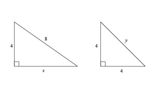 GRE - powerprep compare the lengths of two sides in different triangles.jpg