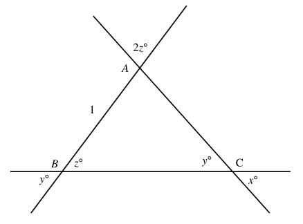 #GREpracticequestion In the figure, what is the area of ∆ABC .jpg