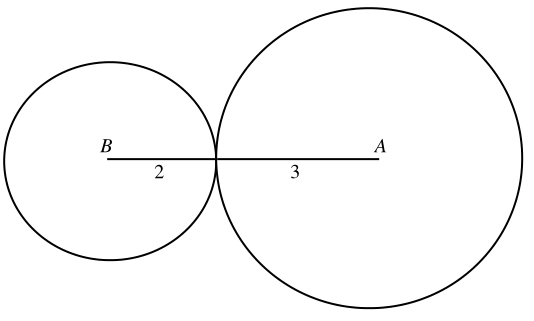 #GREpracticequestion A and B are centers of two circles that touch.jpg