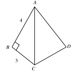 #GREpracticequestion In the figure, ABC and ADC are right triangle..jpg