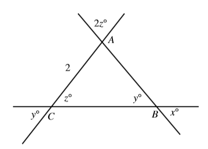 #GREpracticequestion  What is the perimeter of ∆ABC shown in the figure .jpg