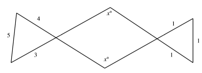 #GREpracticequestion In the figure, what is the value of x  .jpg