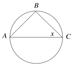 #GREpracticequestion  In the figure to, what is the value of angle x.jpg