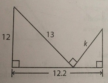 #GREpracticequestion What is the length of hypotenuse K.jpg