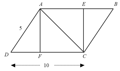 #GREpracticequestion In the figure, the ratio of the area of parallelogram ABCD.jpg