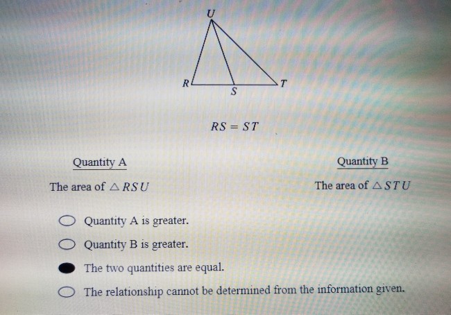 #greprepclub If RS = ST, then the Triangle RSU.jpg