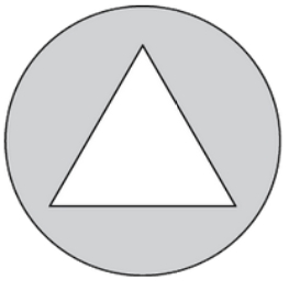 #greprepclub In the figure above, the height of the equilateral triangle is 8 and the radius of the circle is 7. .jpg
