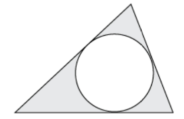 #grrepepclub In the figure above, a circle is inscribed in a triangle..jpg
